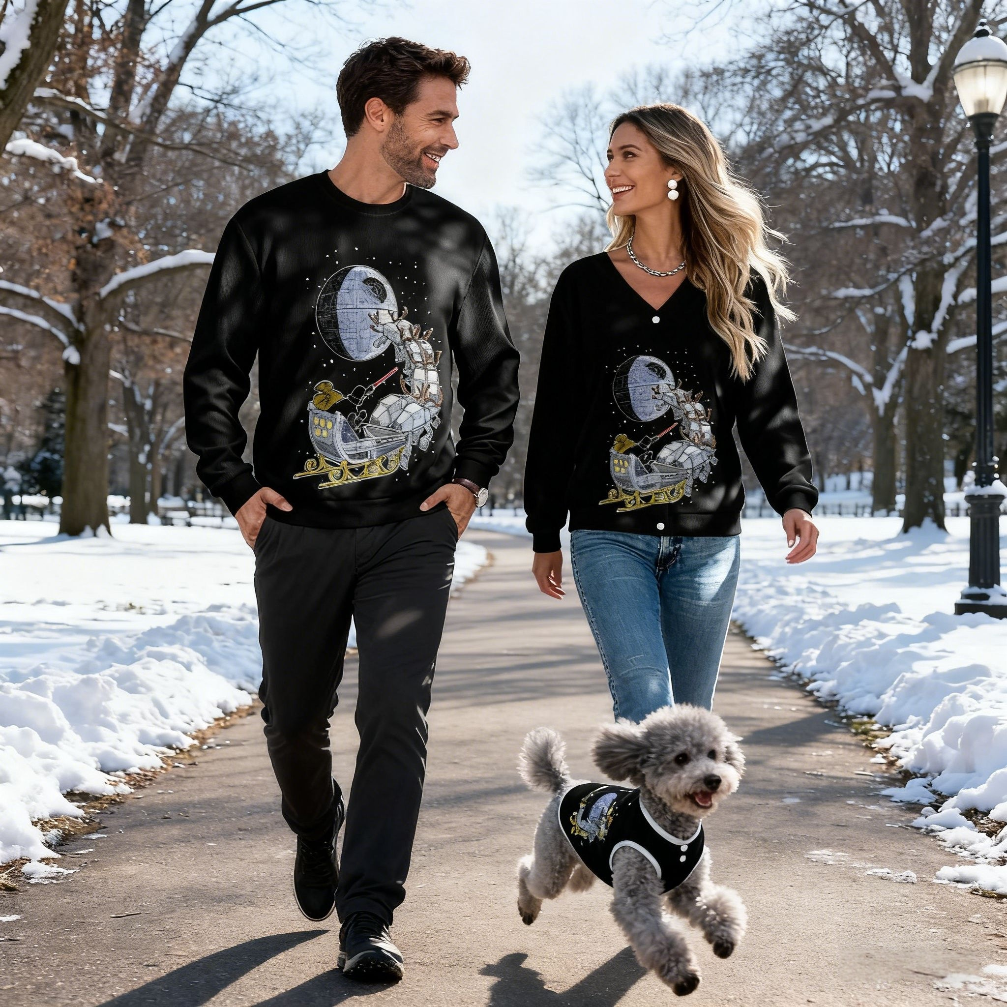 Galactic Sleigh Sweater