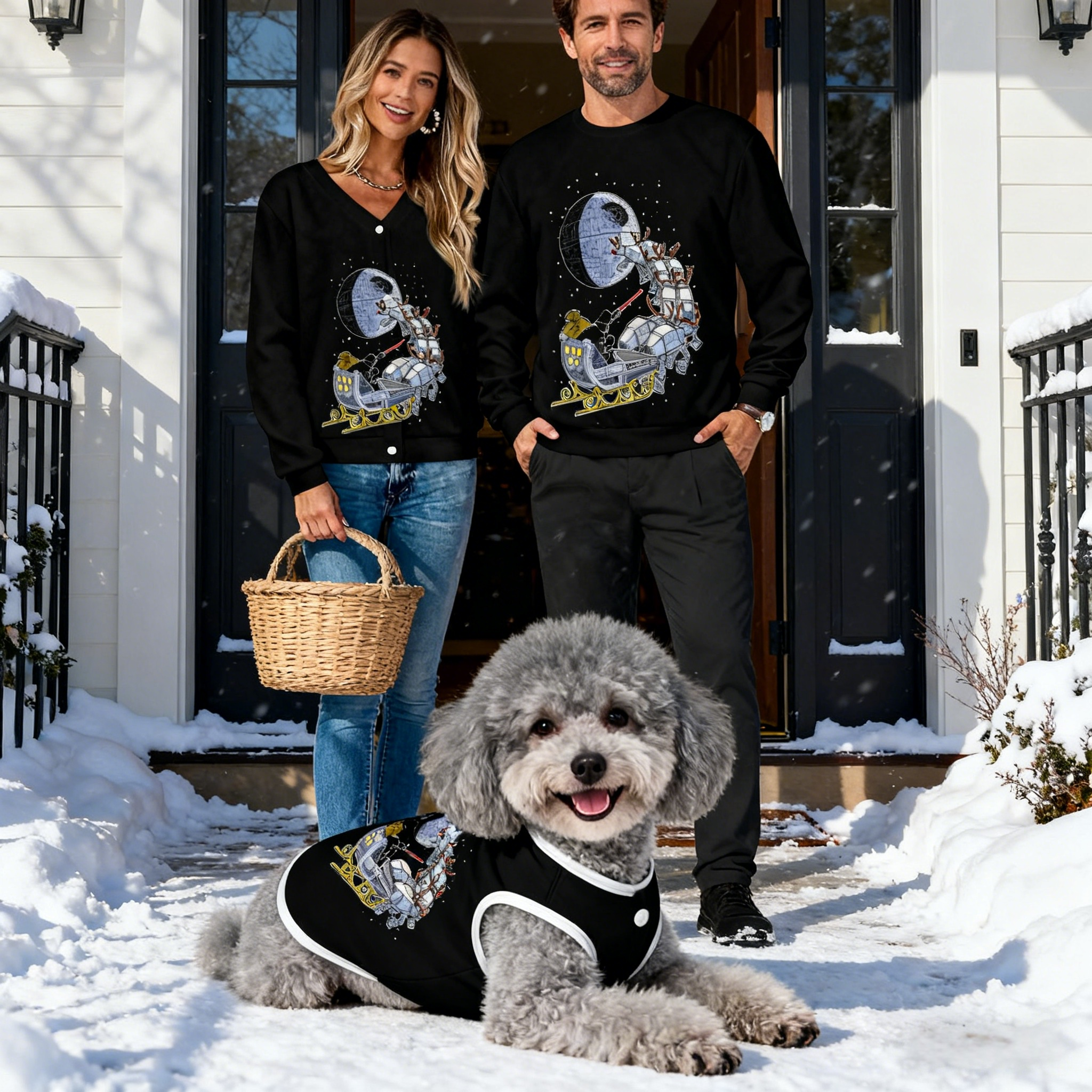 Galactic Sleigh Sweater