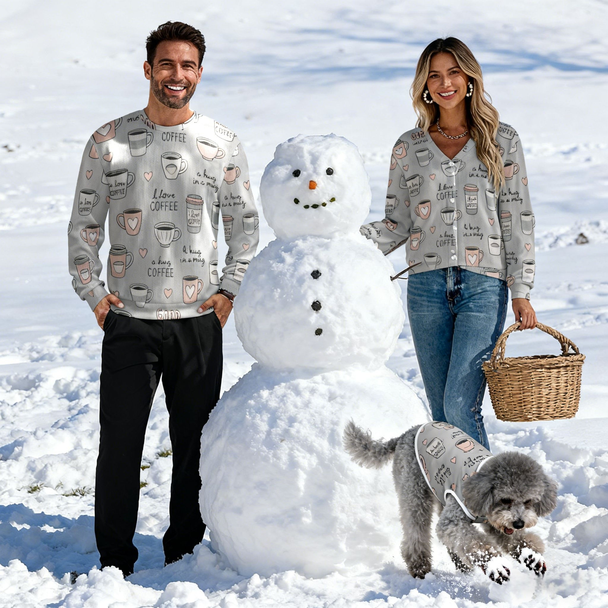 Holiday Coffee Cup Christmas Sweater