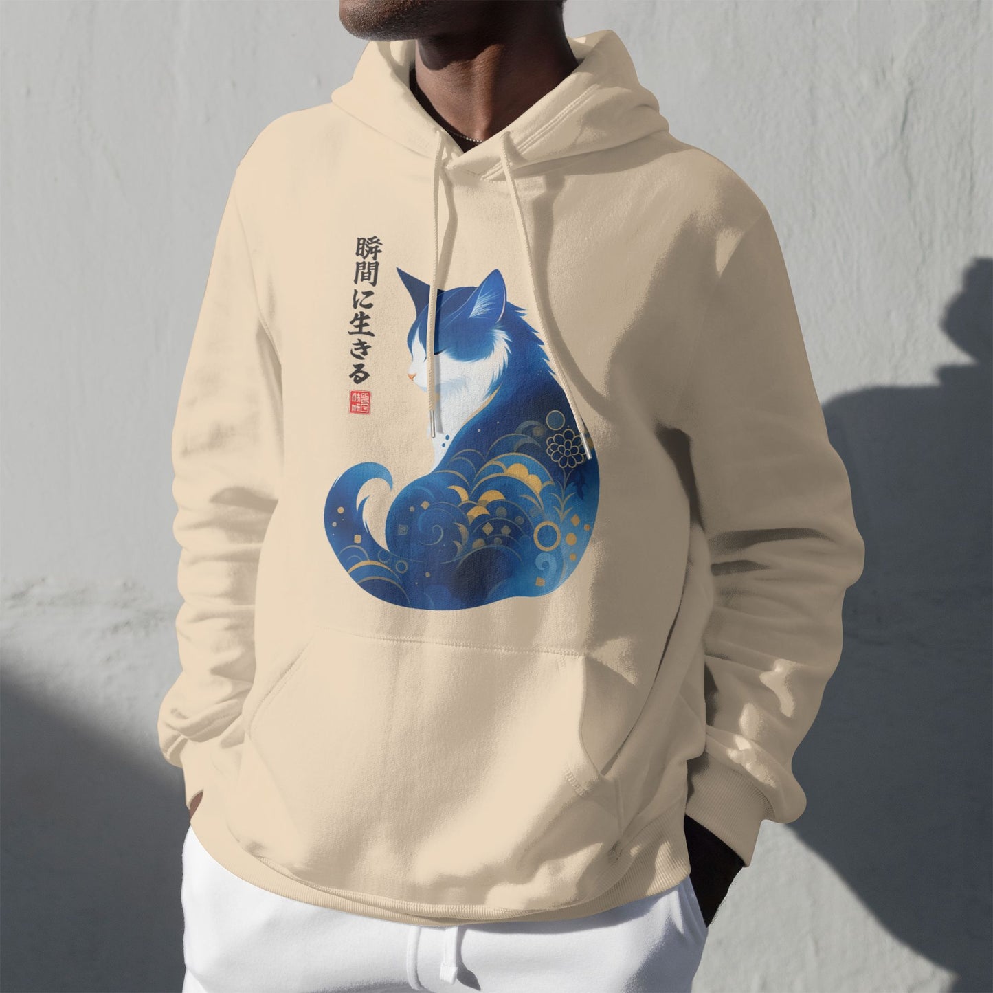 Blue Fox Dog Hoodie