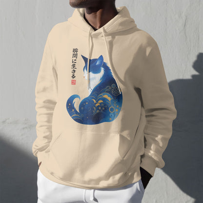 Blue Fox Dog Hoodie