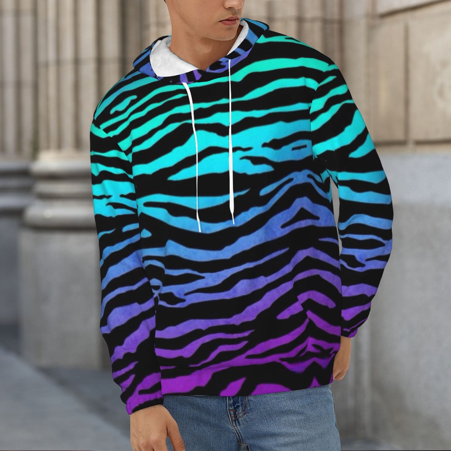 Neon Tiger Stripe Hoodie
