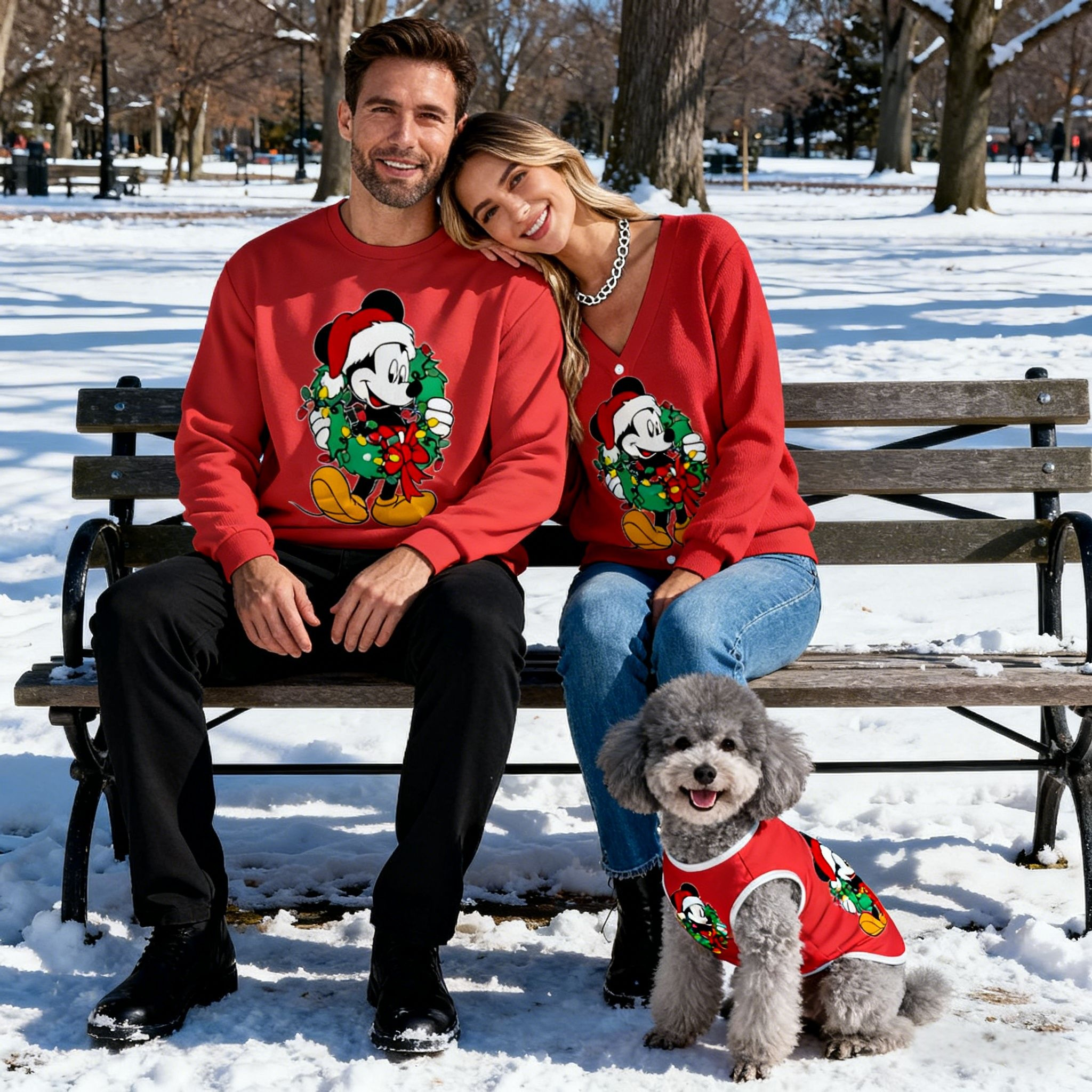 Holiday Joy Wreath Set Sweater