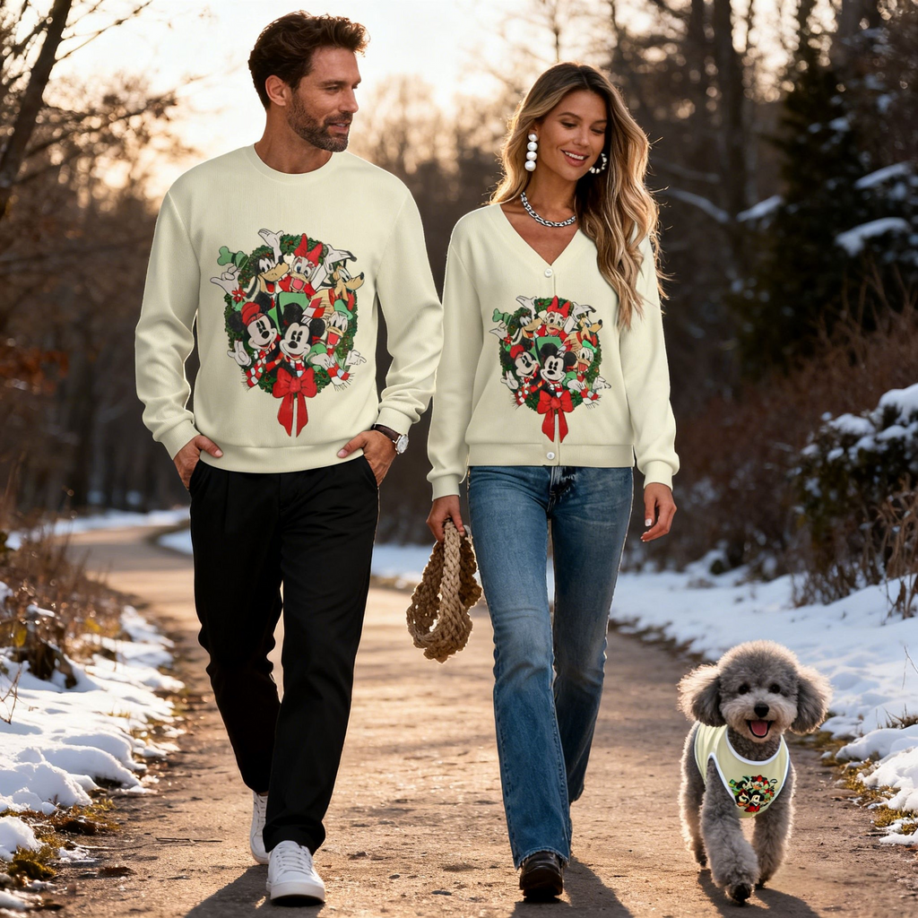 Holiday Wreath Knit Set Sweater