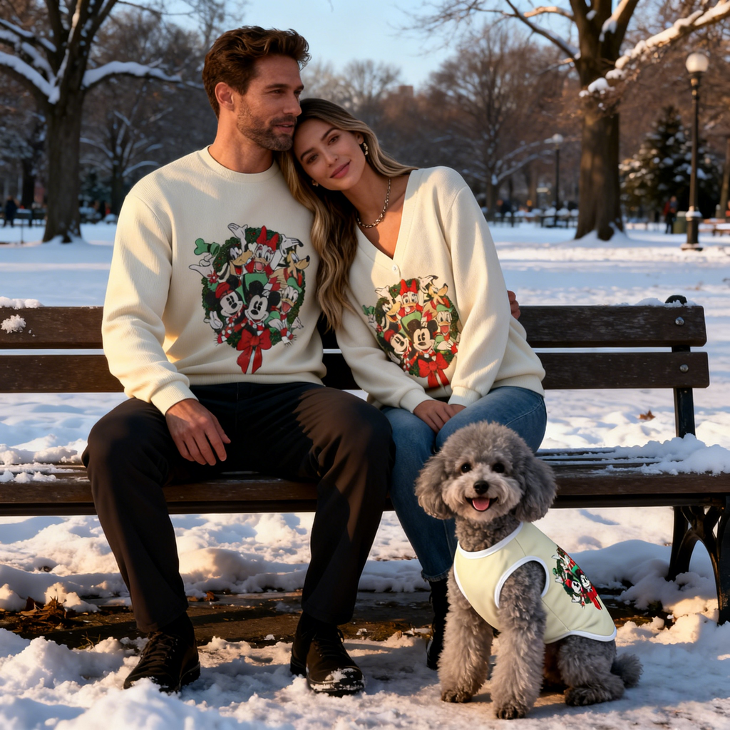 Holiday Wreath Knit Set Sweater