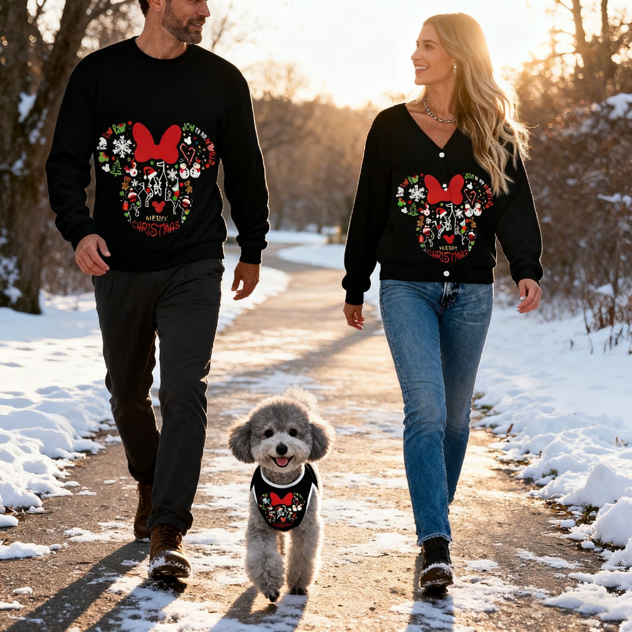 Holiday Bow Knit Set Sweater