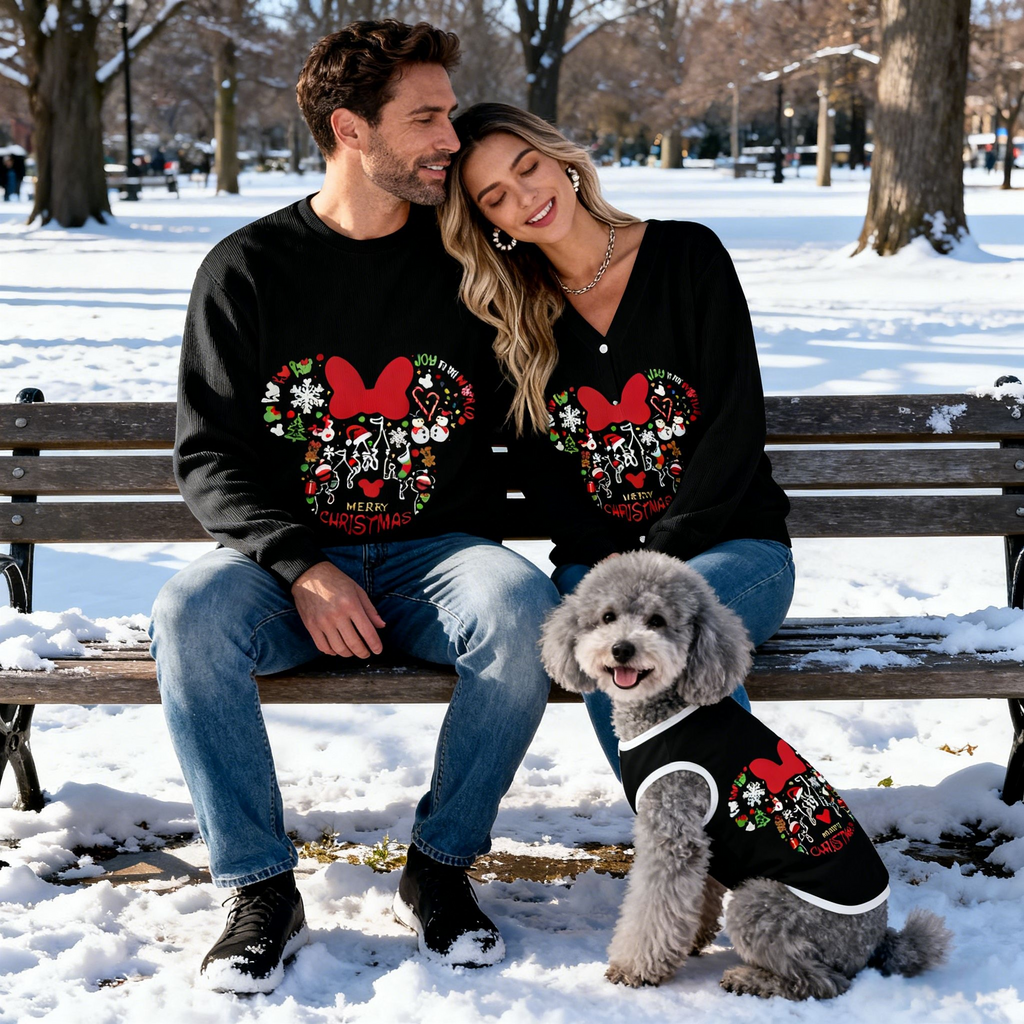 Holiday Bow Knit Set Sweater