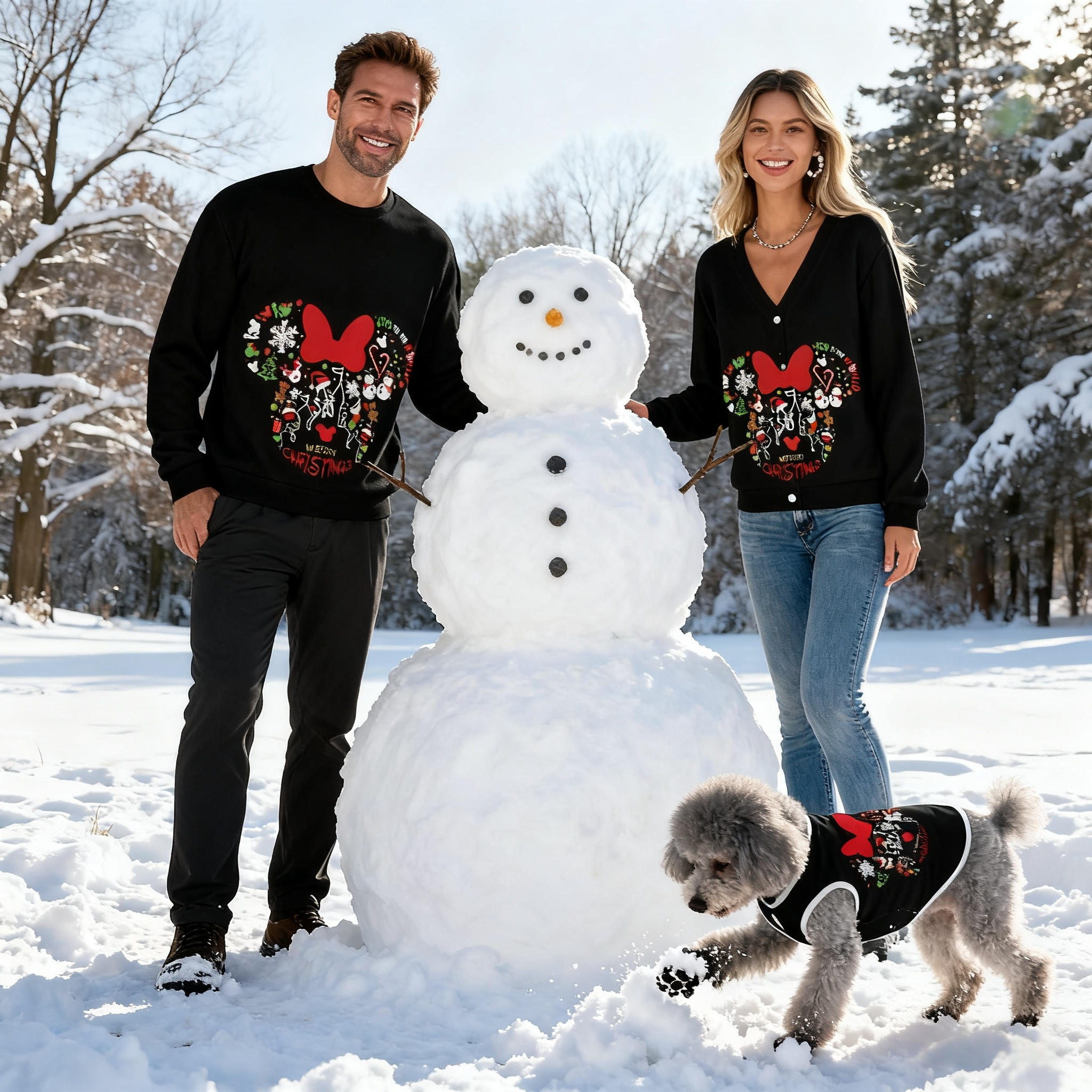 Holiday Bow Knit Set Sweater