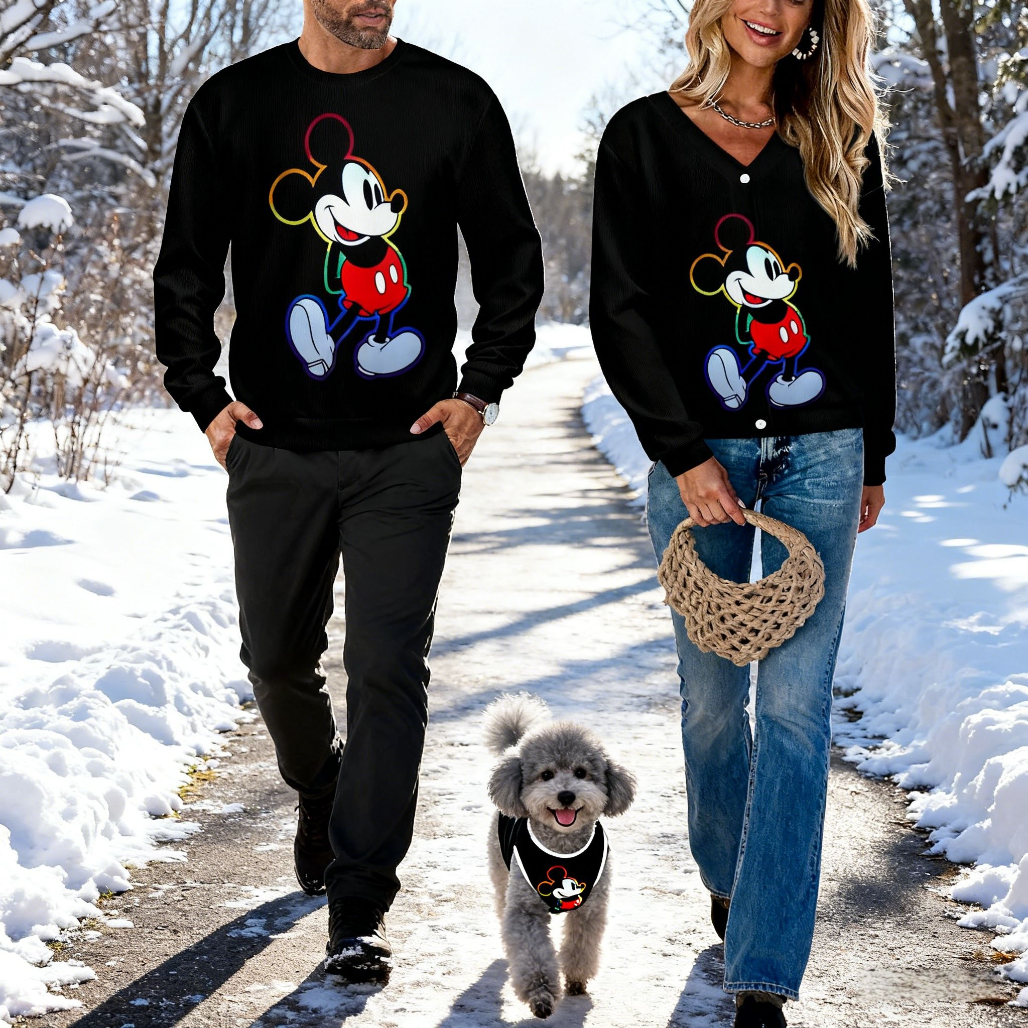 Classic Outline Knit Set Sweater