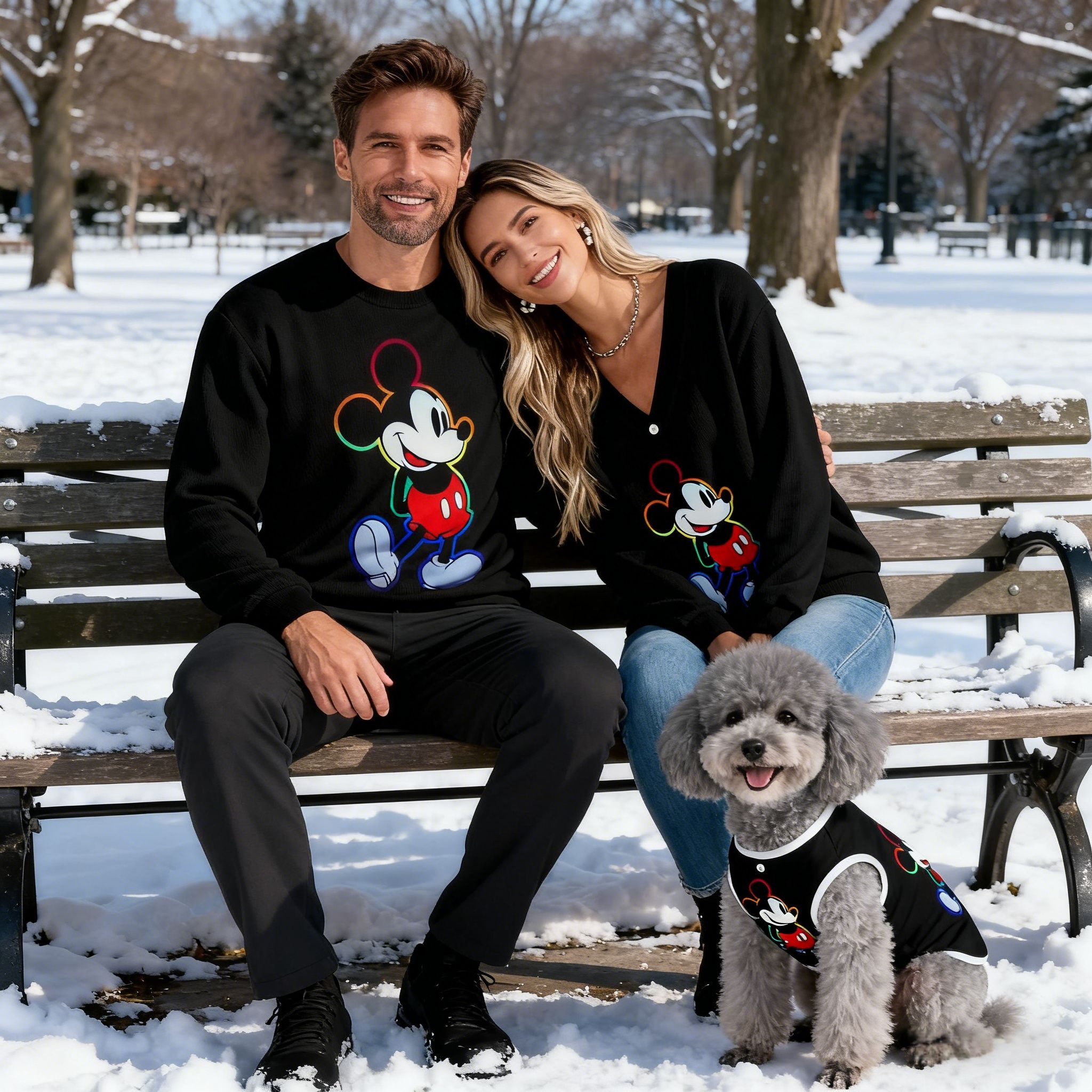 Classic Outline Knit Set Sweater