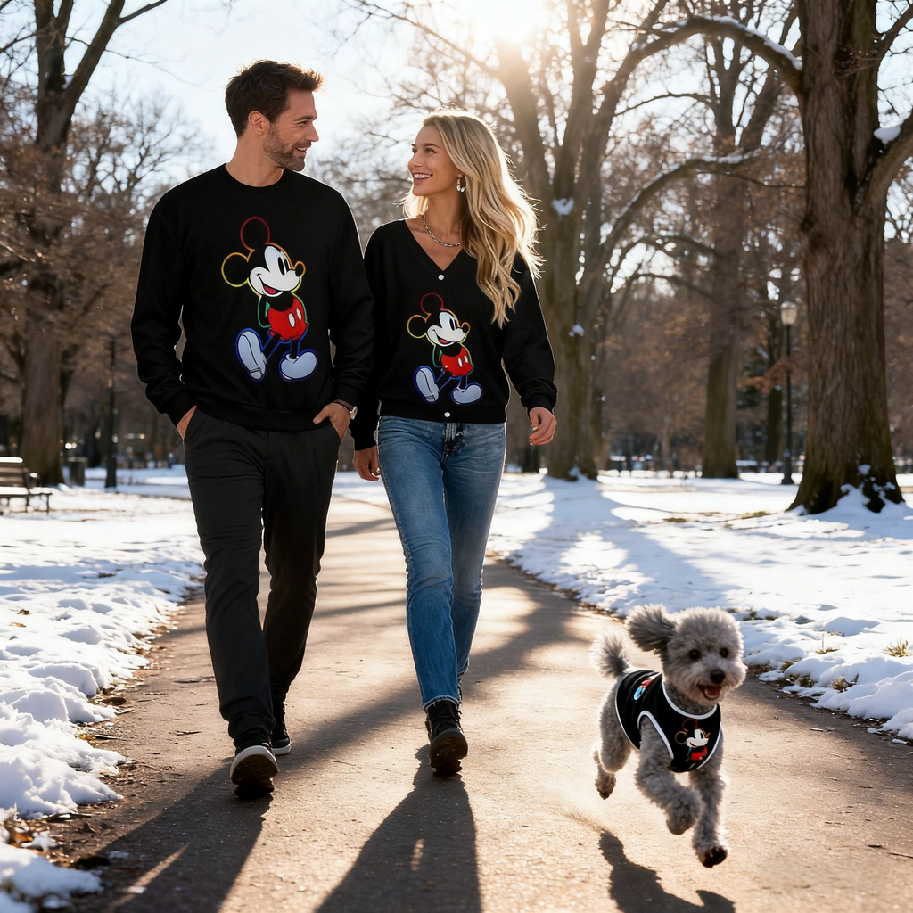 Classic Outline Knit Set Sweater