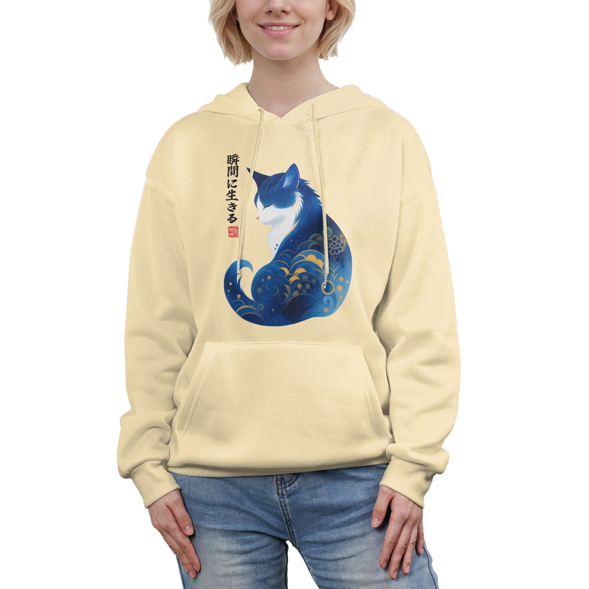 Blue Fox Dog Hoodie