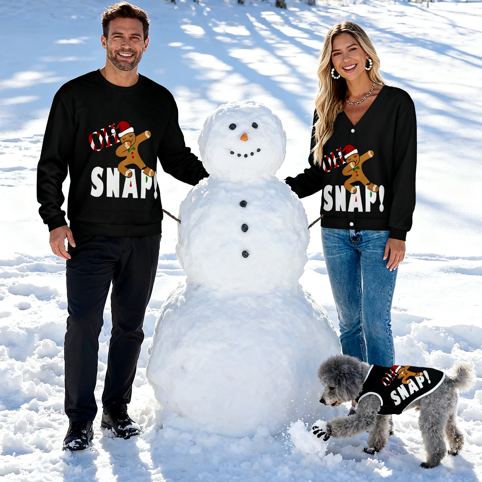 Funny Gingerbread OH SNAP! Sweater