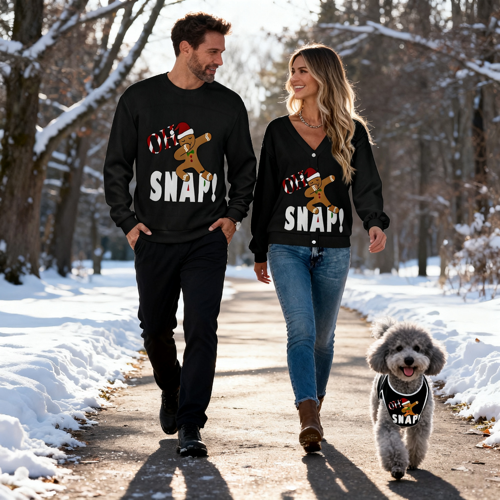 Funny Gingerbread OH SNAP! Sweater