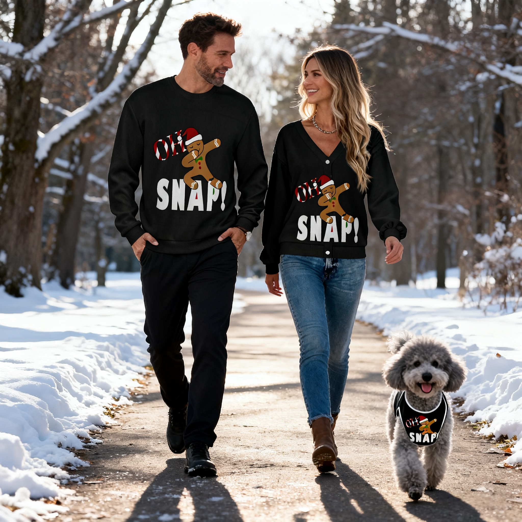 Funny Gingerbread OH SNAP! Sweater