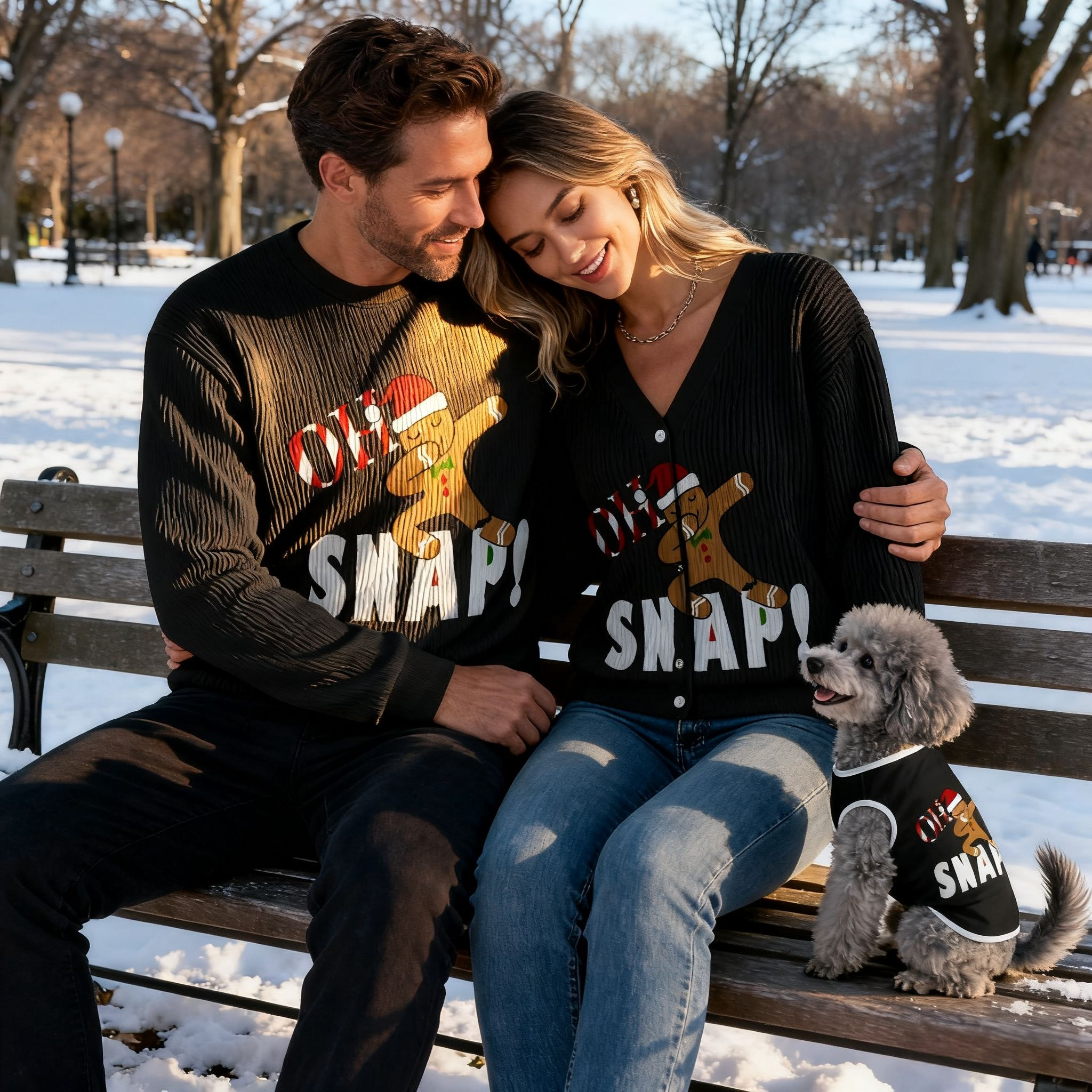 Funny Gingerbread OH SNAP! Sweater