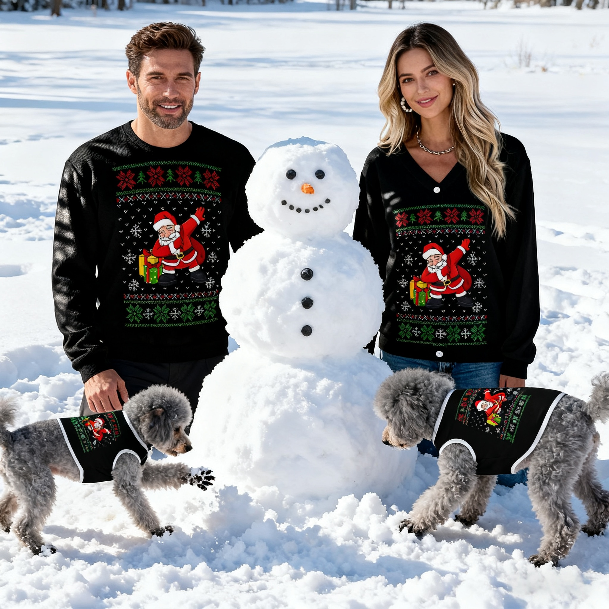 Santa Dabbing Christmas Sweater