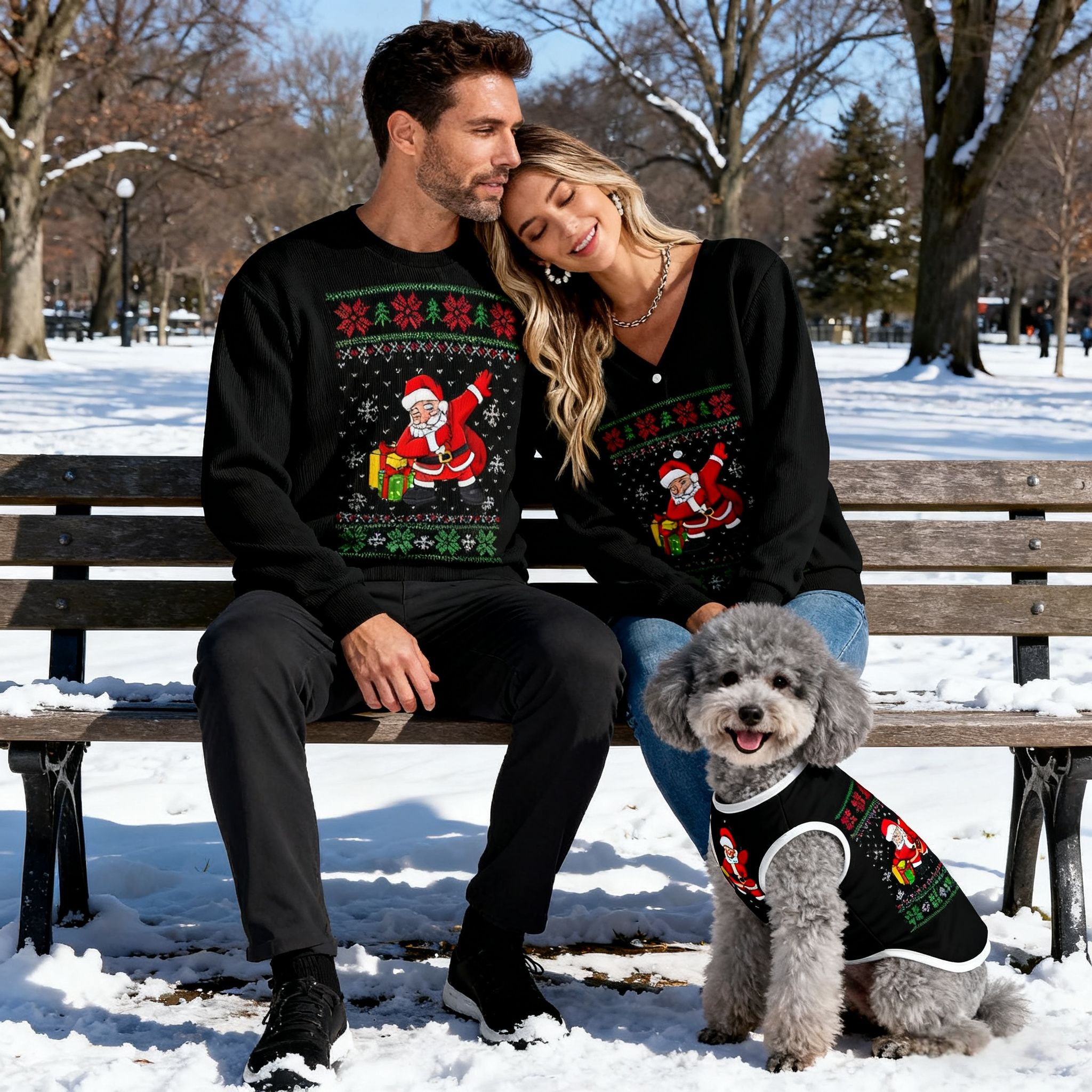 Santa Dabbing Christmas Sweater