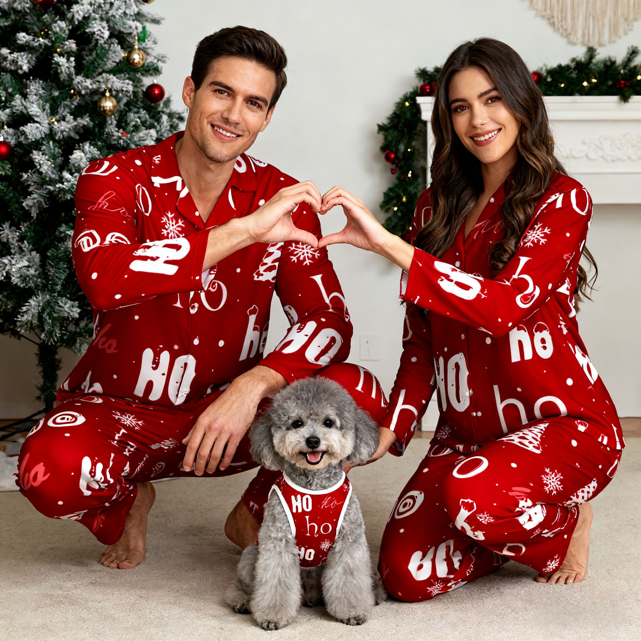 Holiday Ho Ho Ho Christmas Pajamas