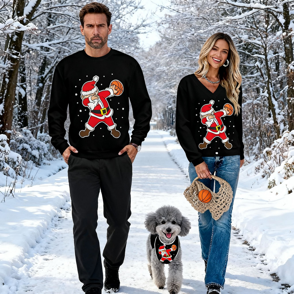 Basketball Santa Sweater