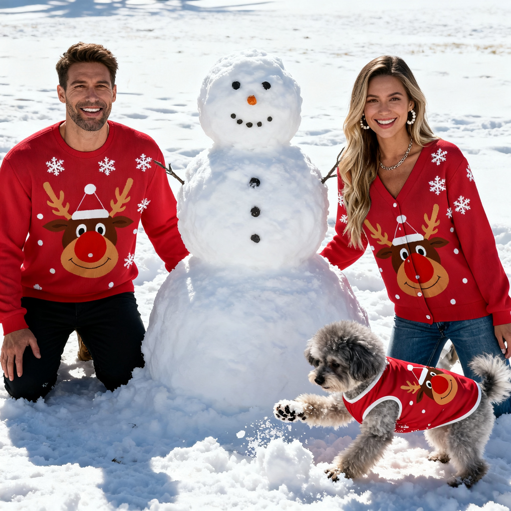 Red Nose Reindeer Sweater