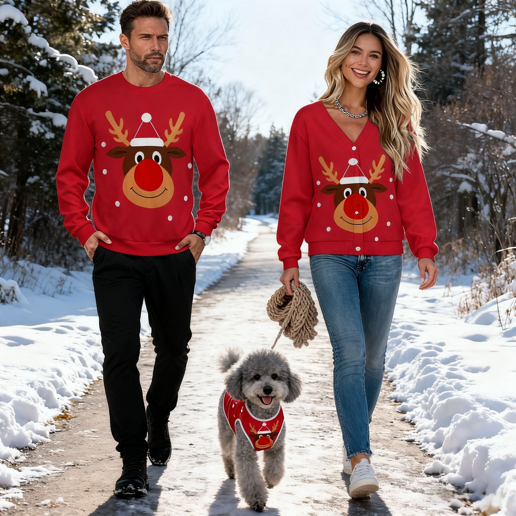 Red Nose Reindeer Sweater