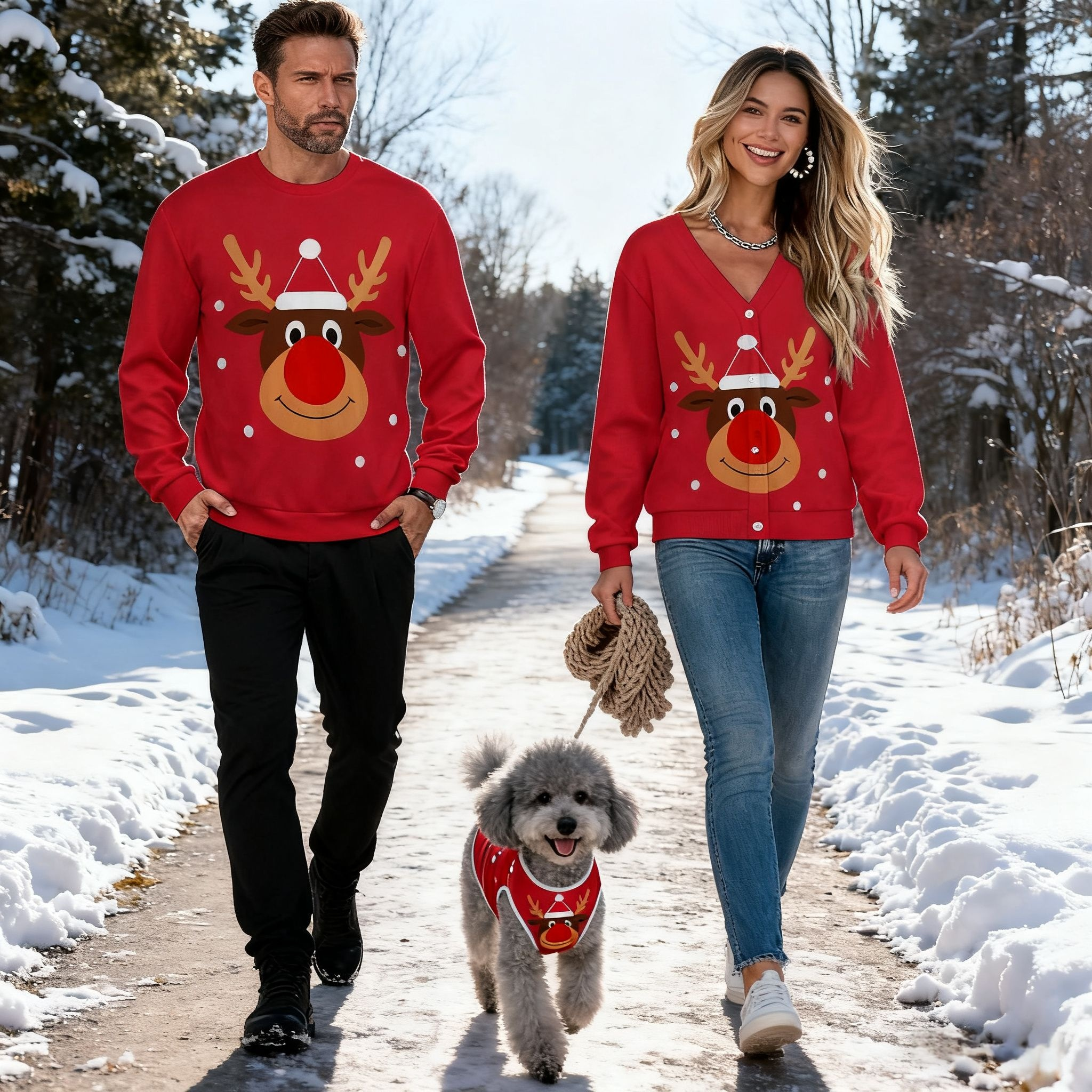 Red Nose Reindeer Sweater