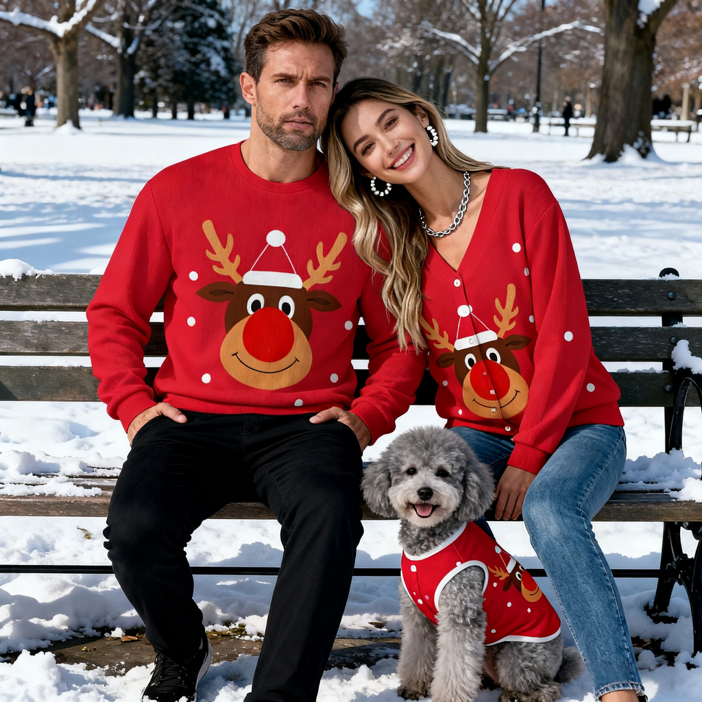 Red Nose Reindeer Sweater