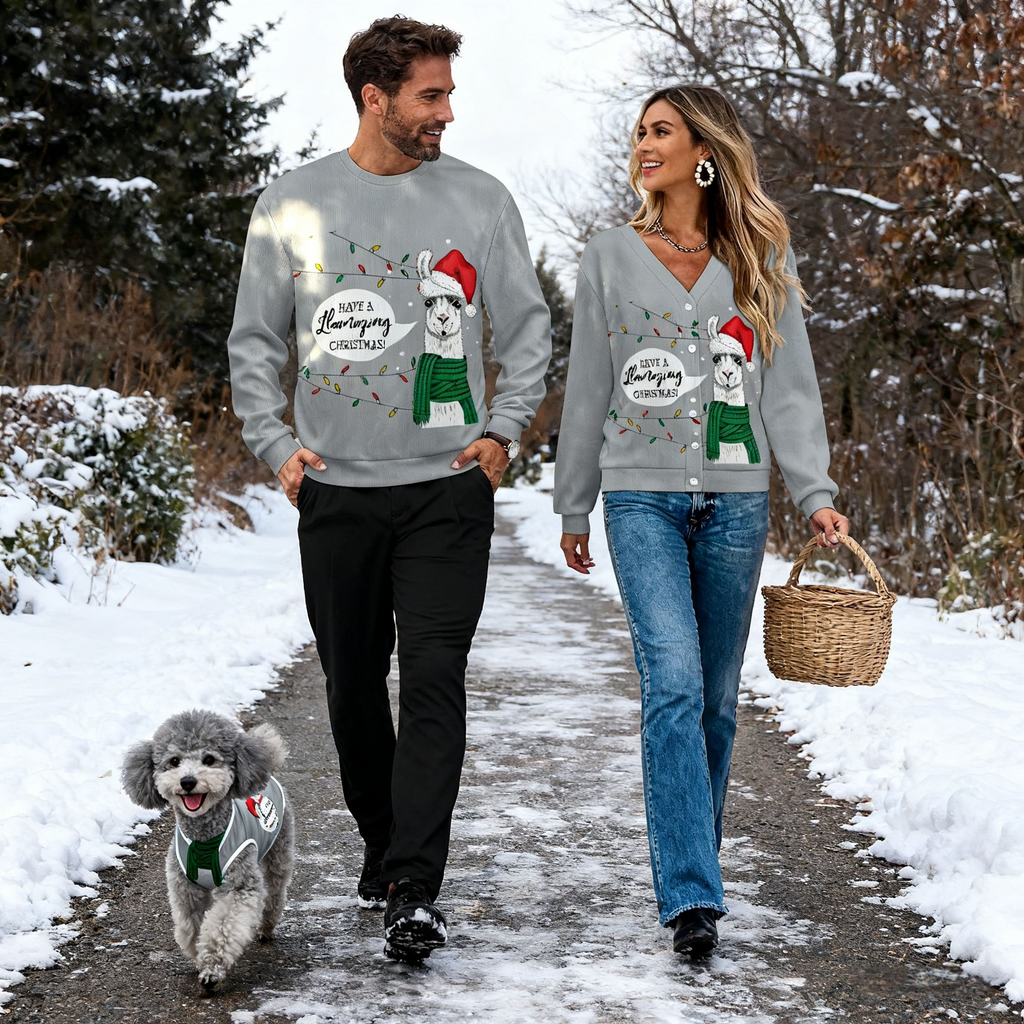 Funny Llama Christmas Sweater