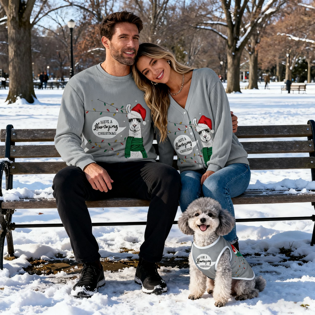 Funny Llama Christmas Sweater