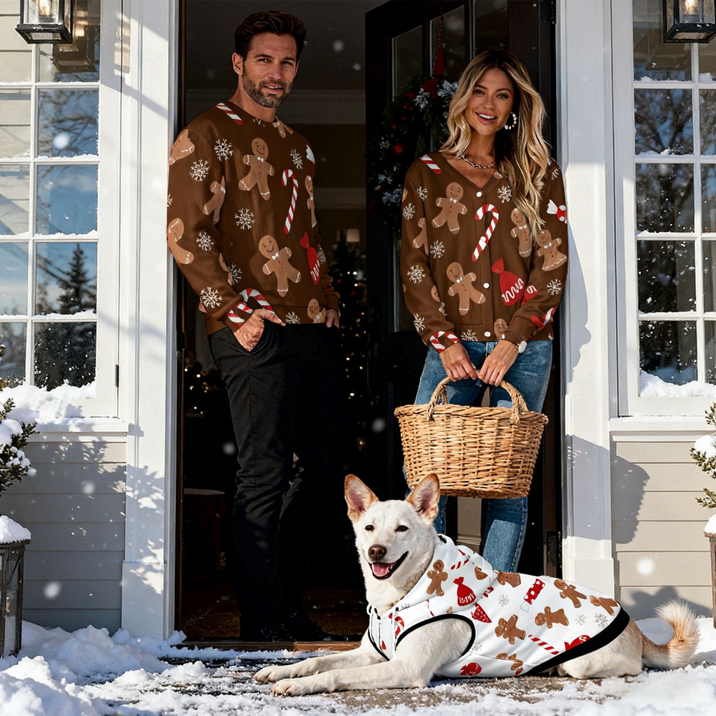 Holiday Gingerbread Candy Sweater