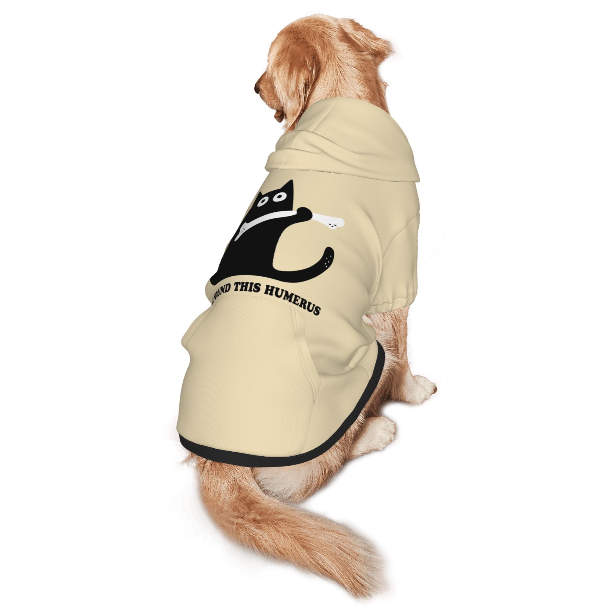 Black Cat Bone Dog Hoodie
