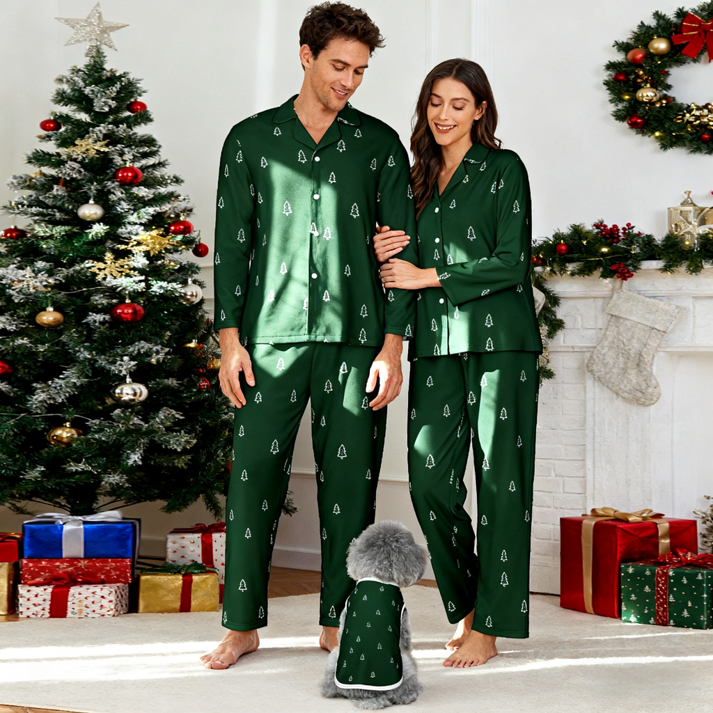 Holiday Mini Christmas Trees Christmas Pajamas