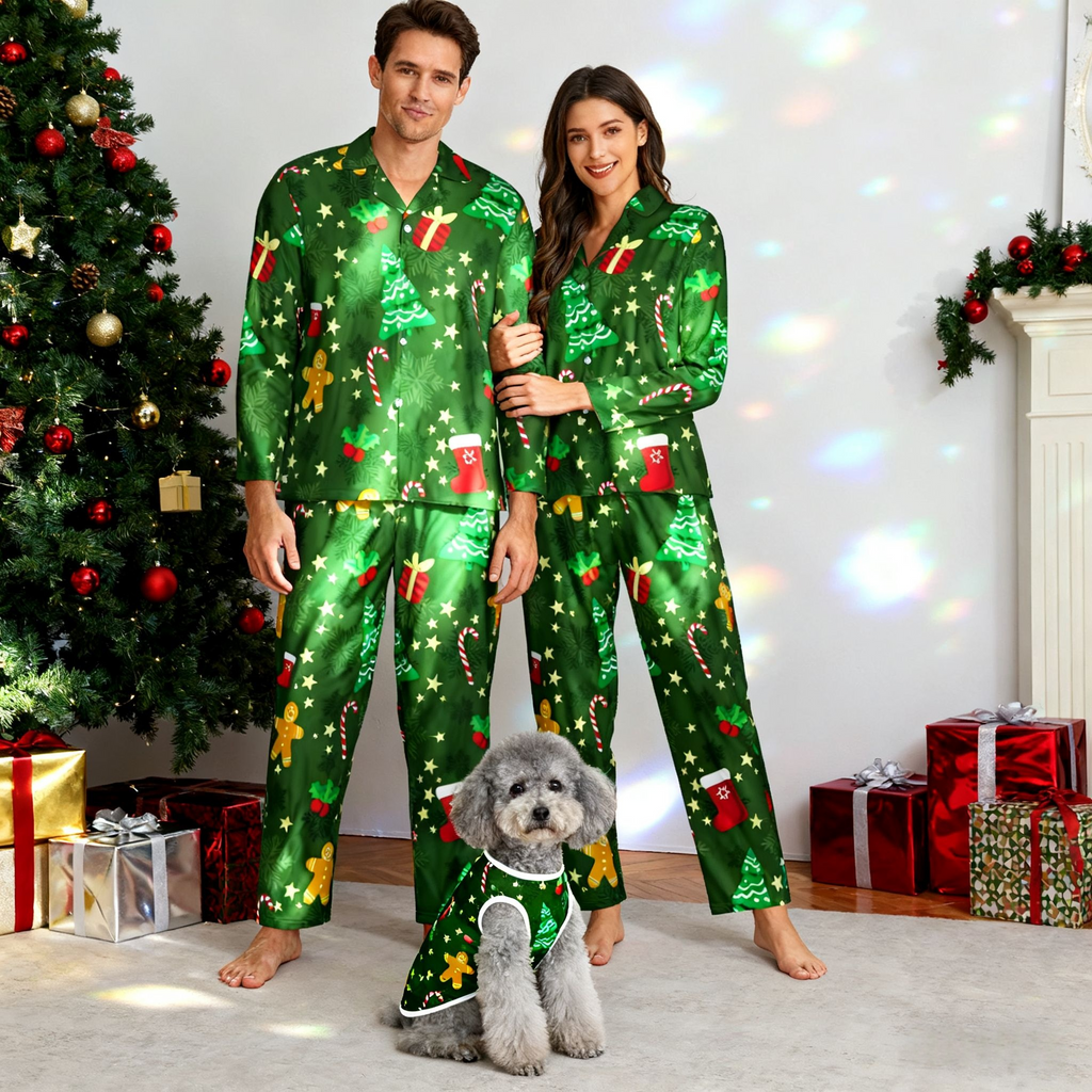 Holiday Festive Icons Christmas Pajamas