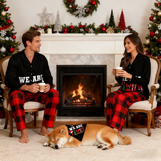 Holiday We Are Family Matching Pajamas