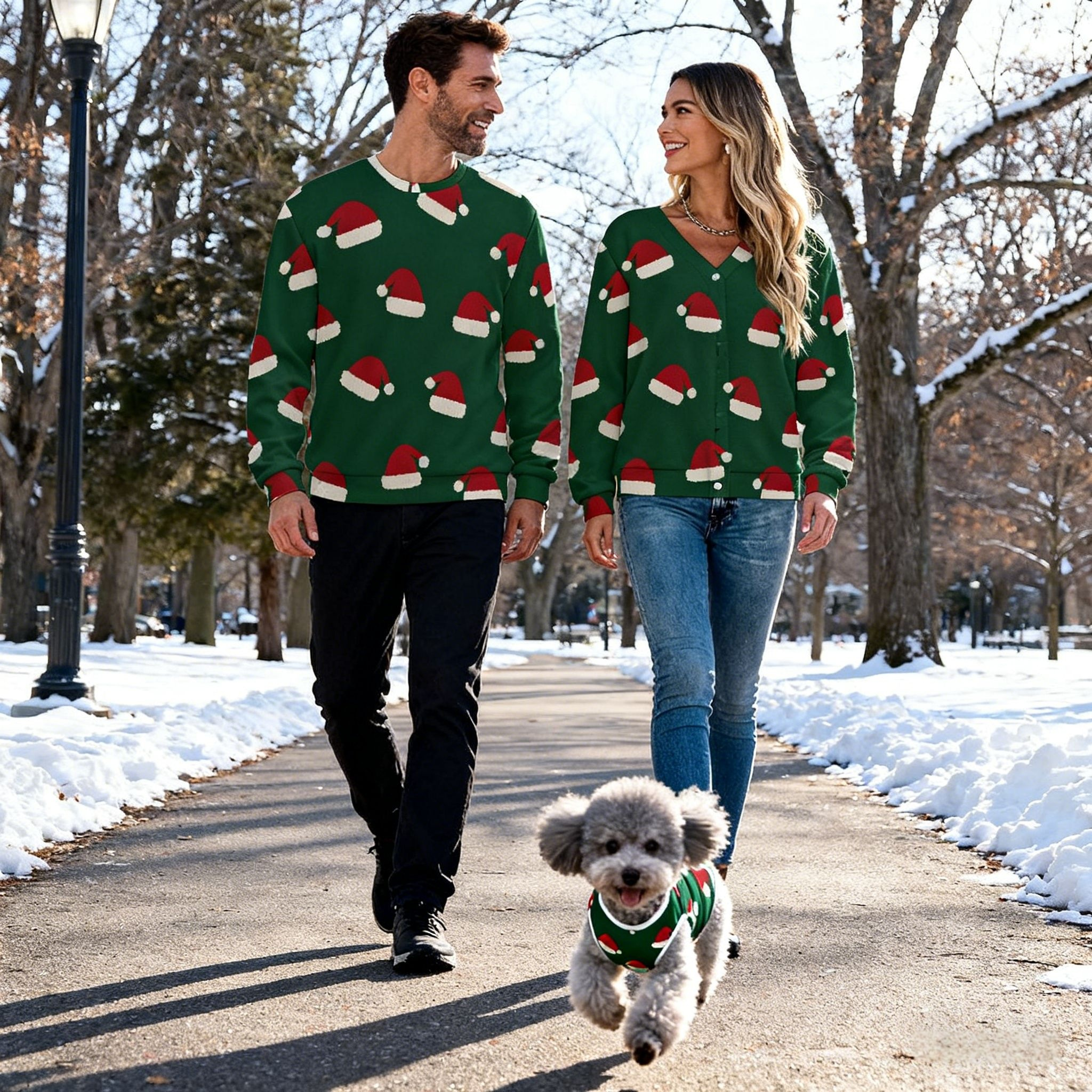 Holiday Santa Hat Christmas Sweater