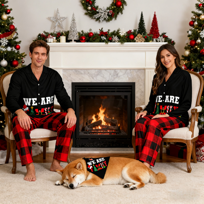 Holiday We Are Family Matching Pajamas
