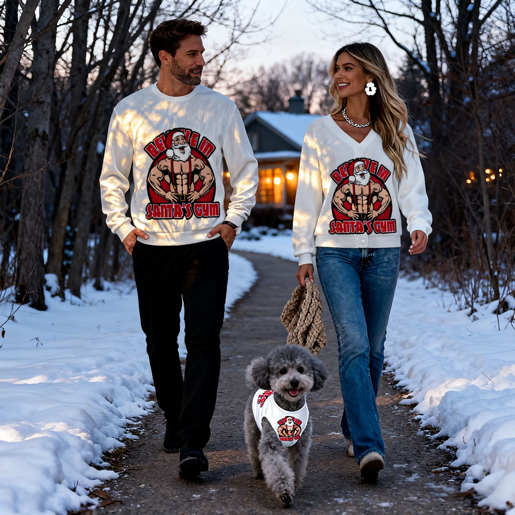 Santa's Gym Sweater