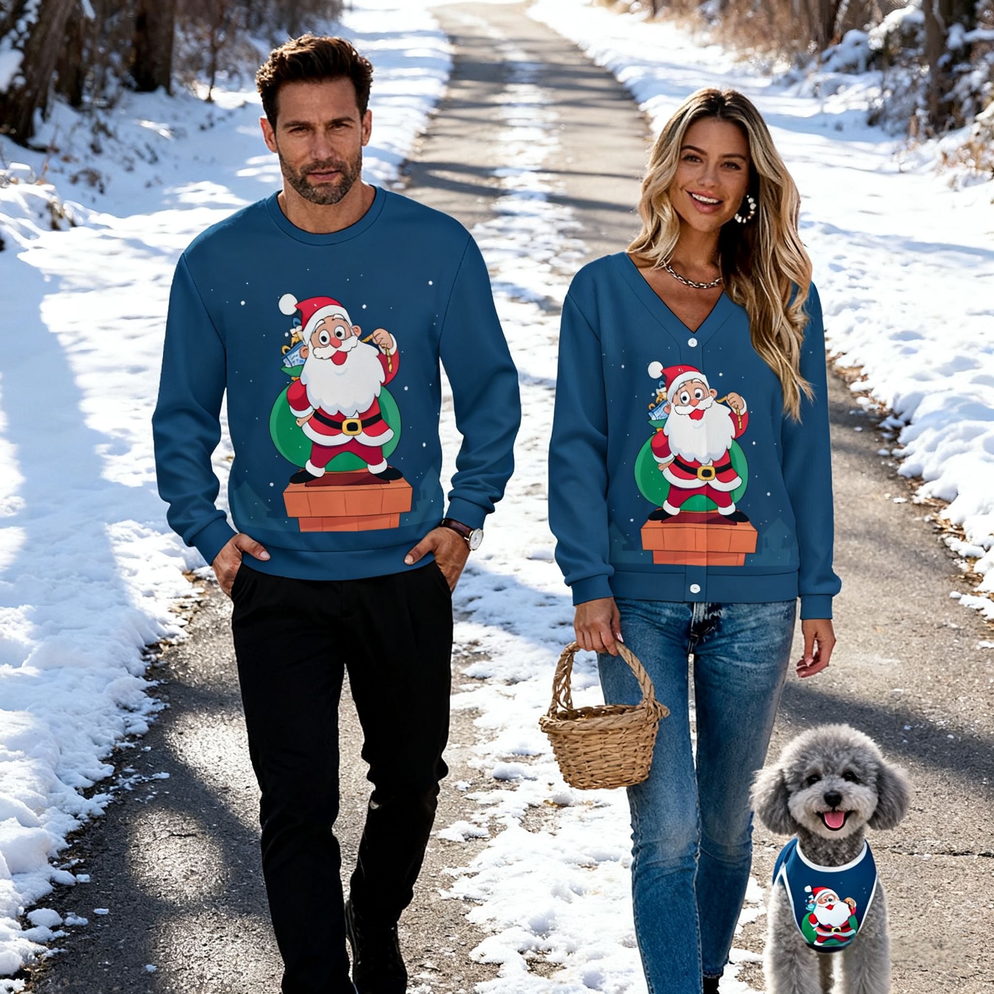 Chimney Santa Sweater