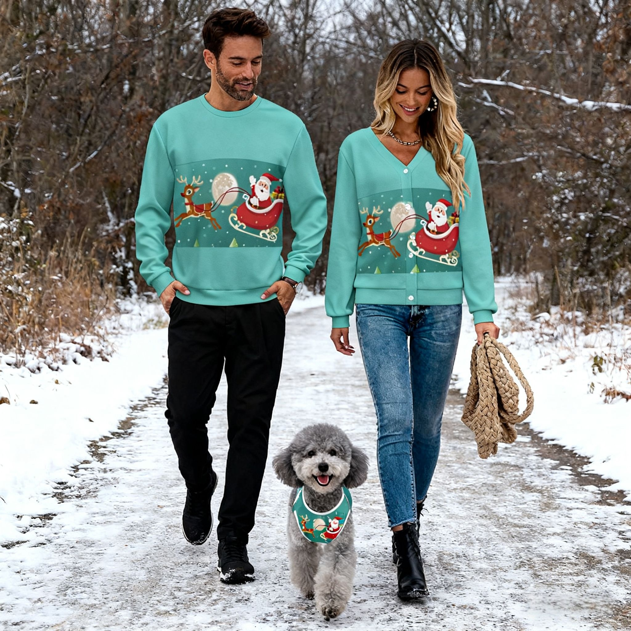 Santa Sleigh Ride Sweater