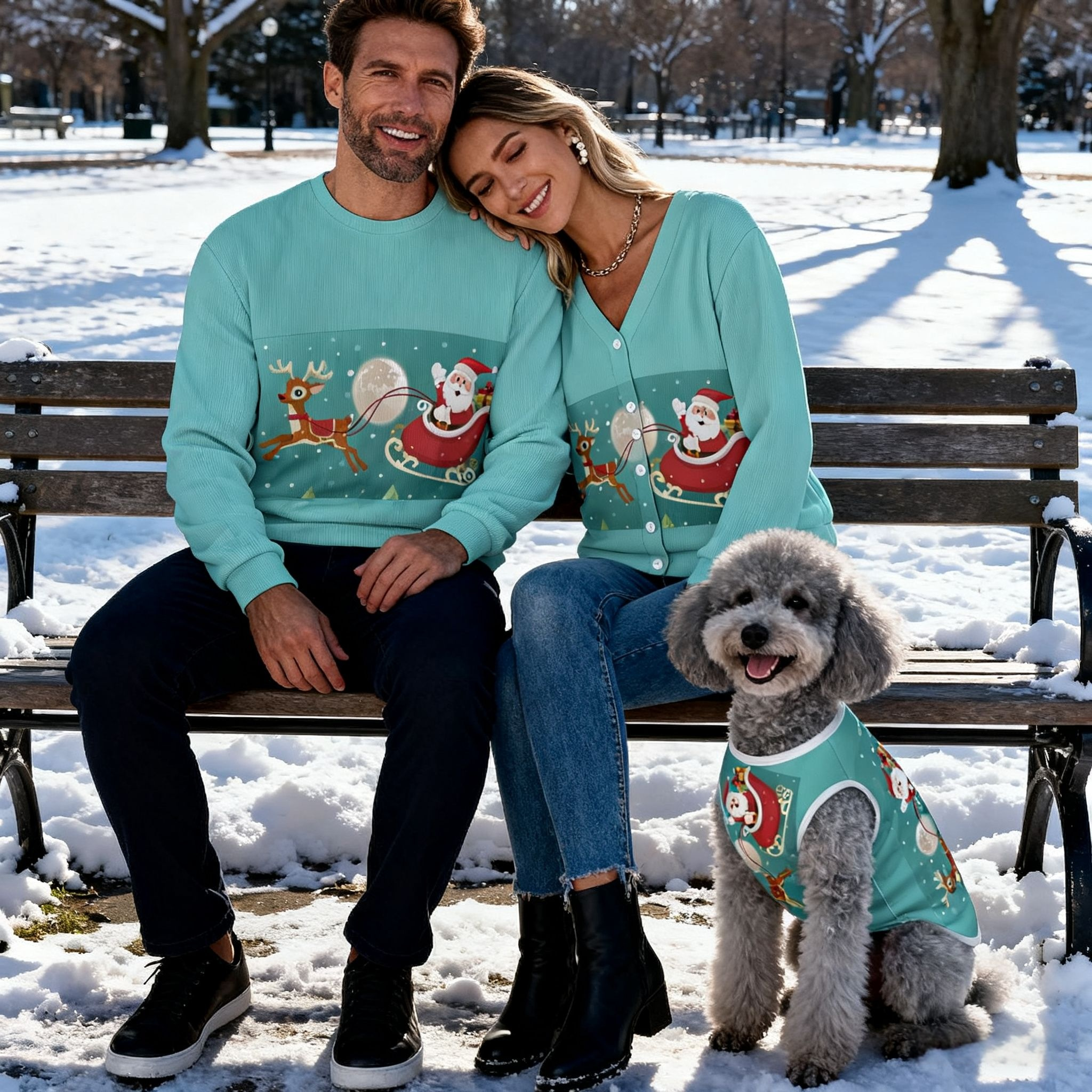 Santa Sleigh Ride Sweater