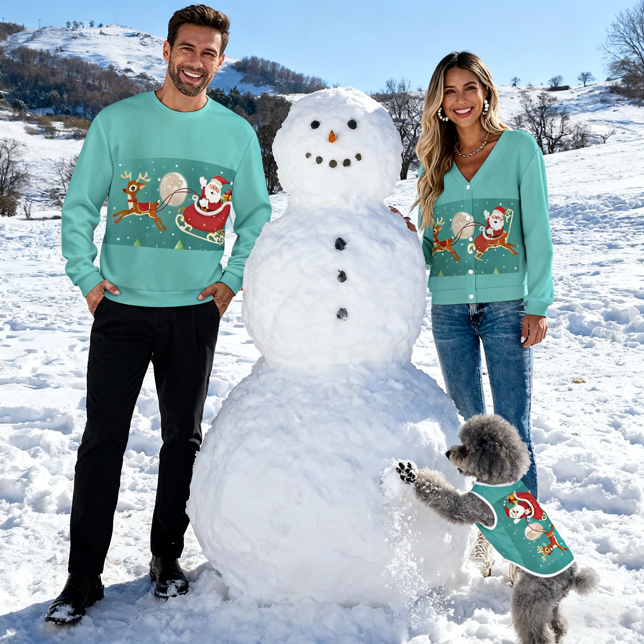 Santa Sleigh Ride Sweater