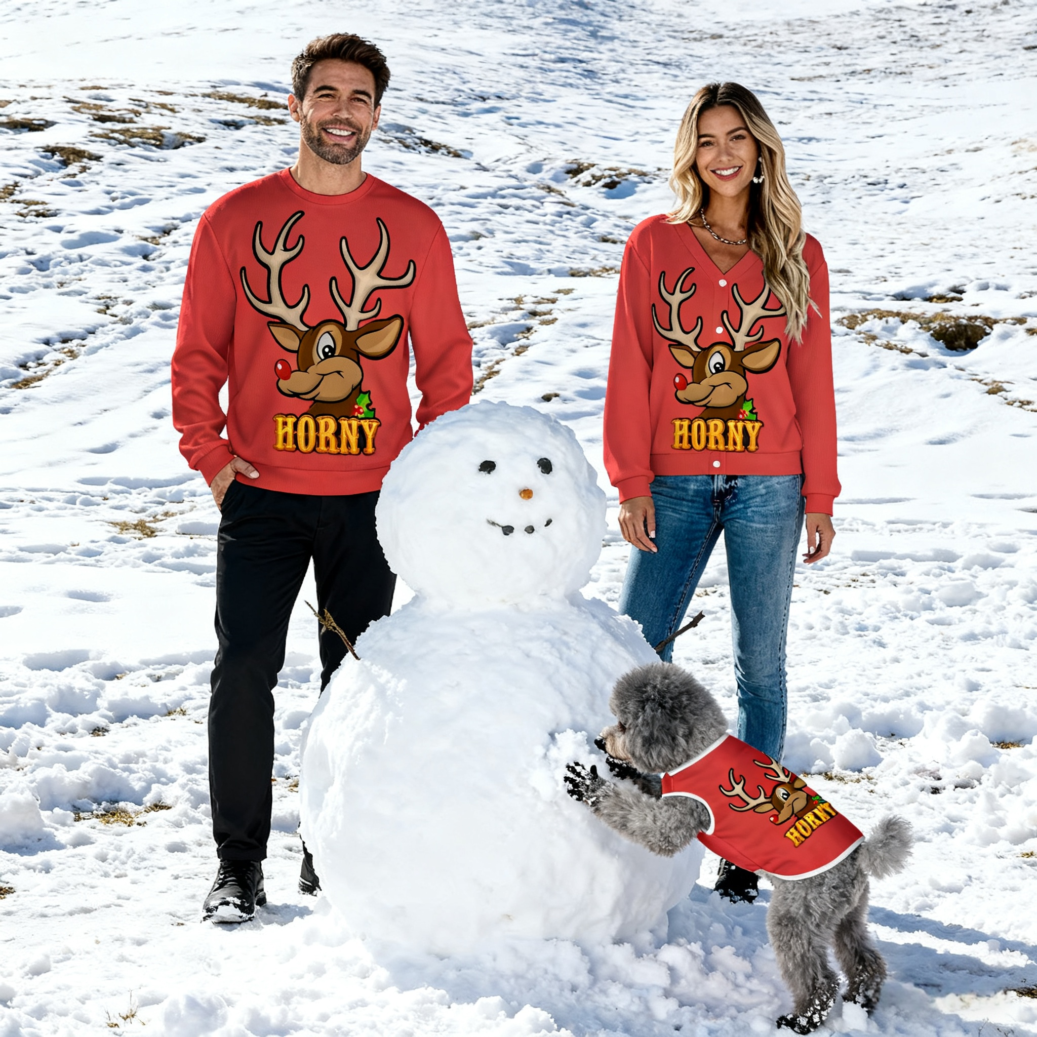 Horny Reindeer Sweater