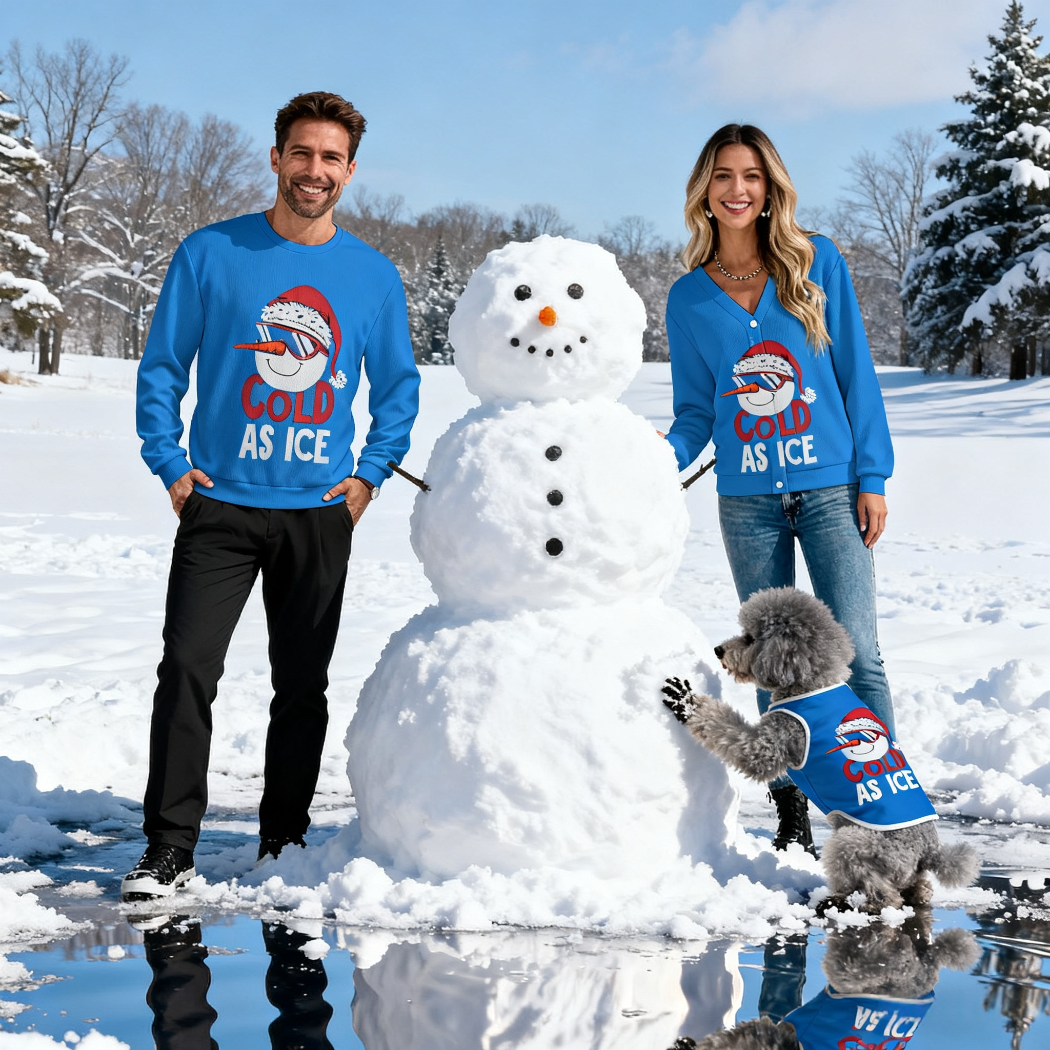 Cold As Ice Snowman Sweater