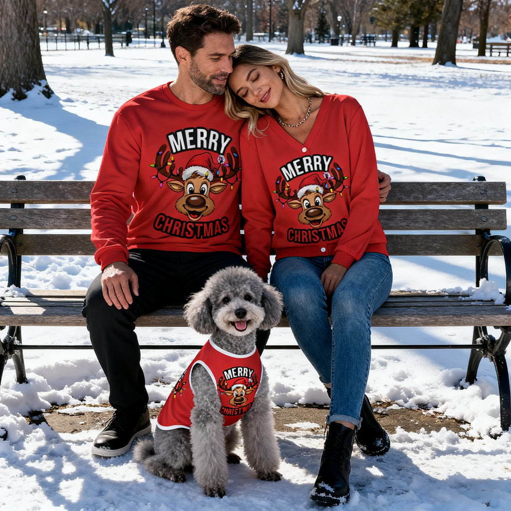 Merry Christmas Reindeer Sweater