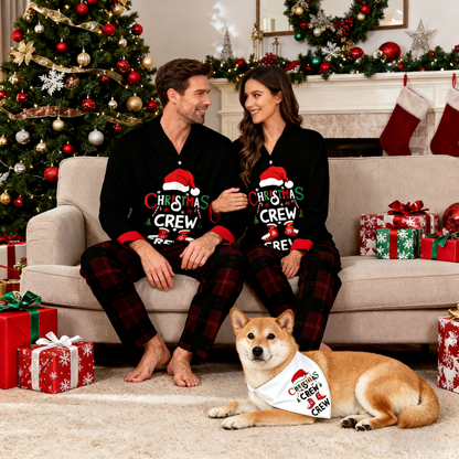 Holiday Christmas Crew Matching Pajamas