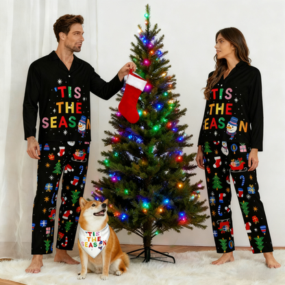 Holiday Tis The Season Matching Pajamas